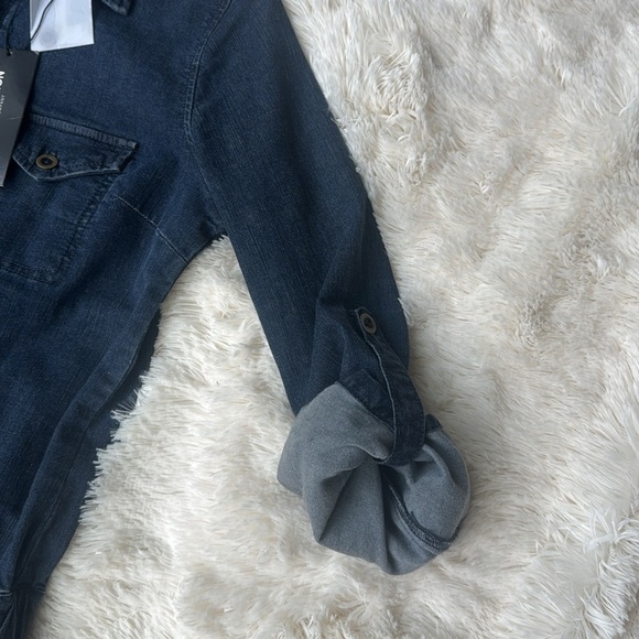 New York & Company Denim Jumpsuit Size XS - Picture 3 of 7